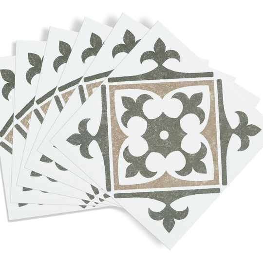 selbstklebende Wandfliesen Wall Tiles Nadia olive (6er Set) image number null